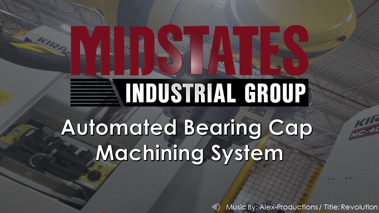 Kira Twin Spindle Bearing Cap Robot Cell by Midstates Industrial Group