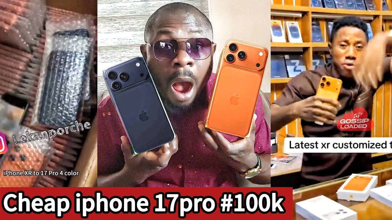 Дешевый iPhone 17 Pro демонстрирует фальшивую жизнь, которой мы живем в Нигерии 🇳🇬