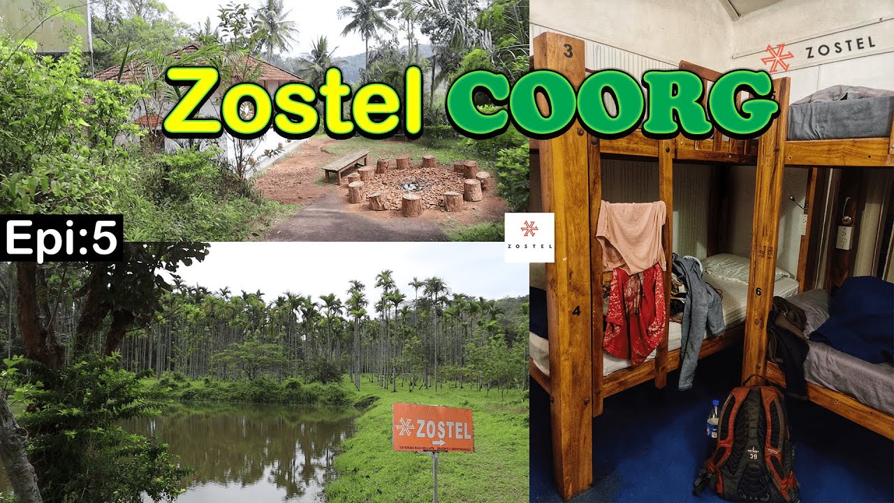Best stay in coorg|Zostel Coorg|Cheap&best for backpackers|night stay|Xploring✨