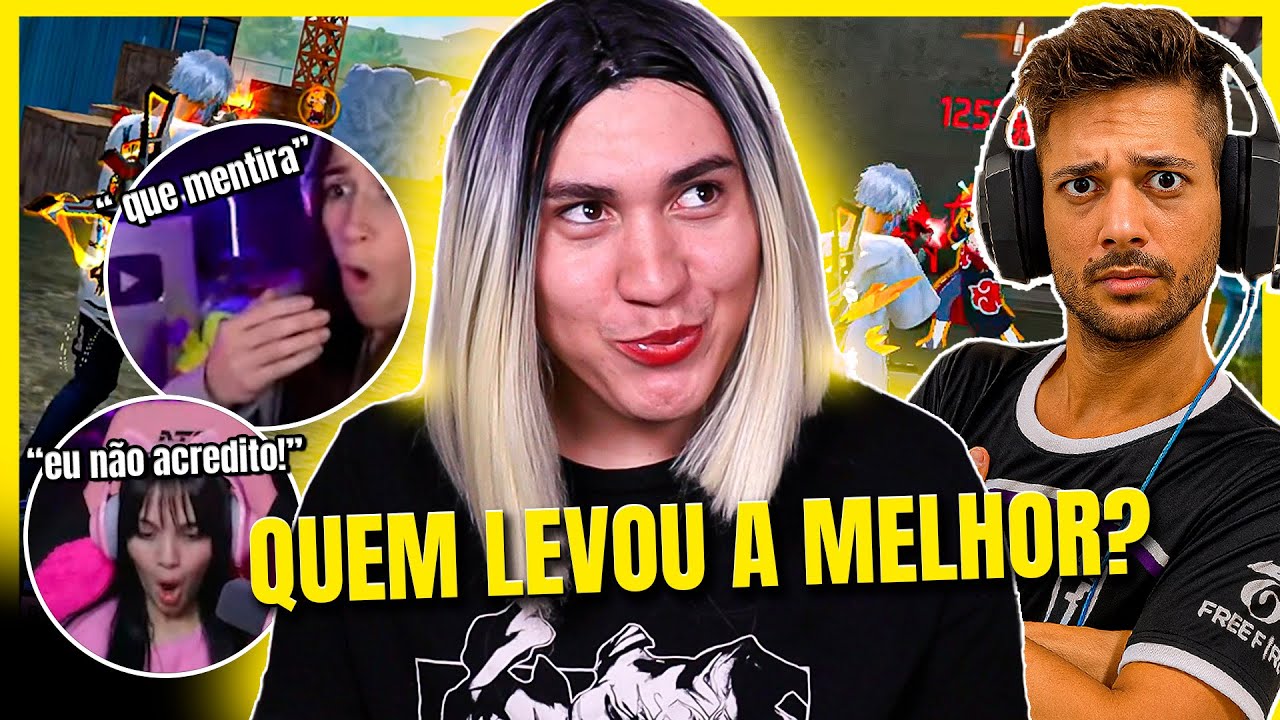 O ELGATO NOS DESAFIOU PARA UM X1?! (ft. @dannygamerofc e @MarcellaFF) | Nytrix - Free Fire