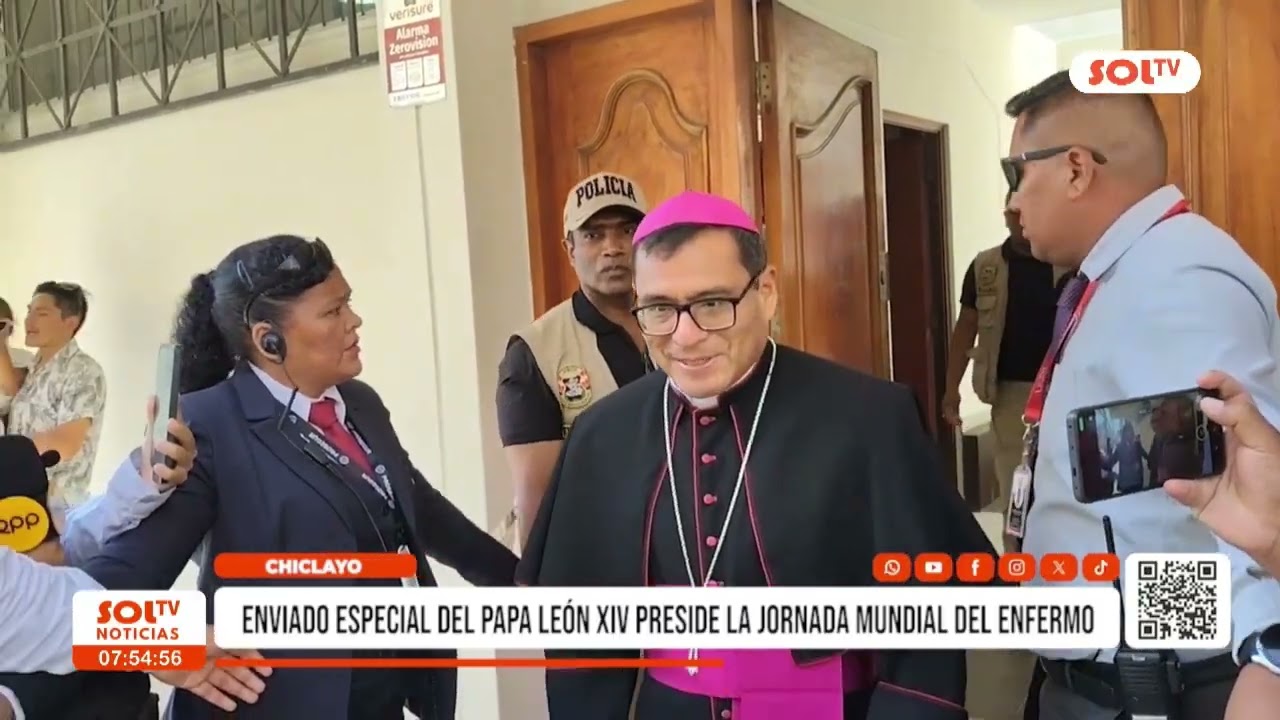 Chiclayo: enviado especial del papa León XIV preside la jornada mundial del enfermo