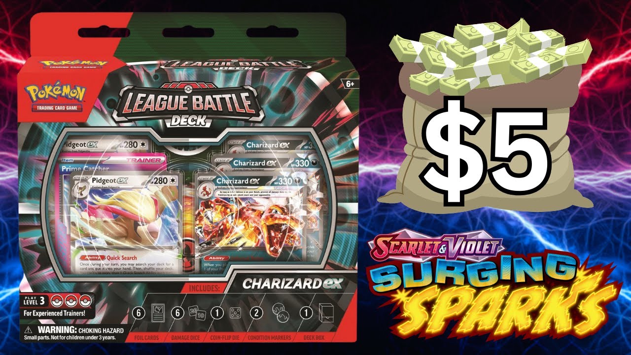 We Upgraded the New Charizard ex Deck with $5 - Tabletop Gameplay