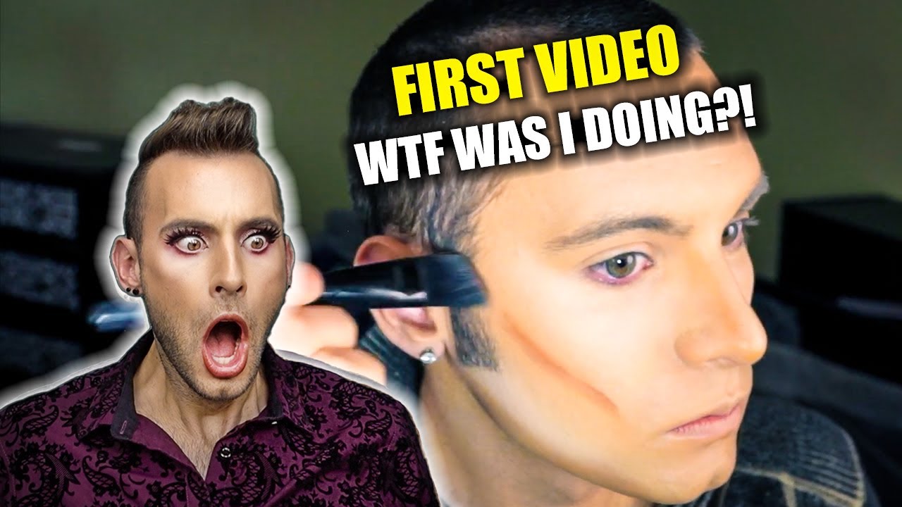 Reacting To My FIRST VIDEO | who tf was i??