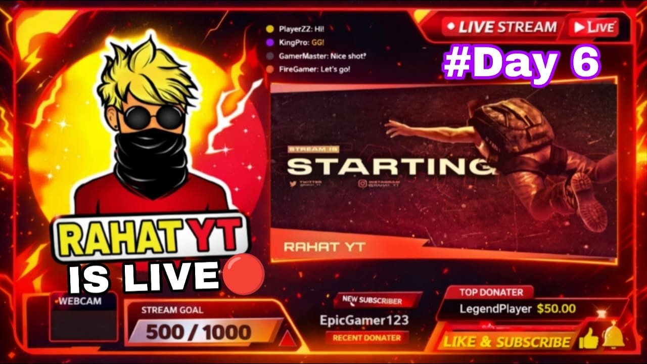 Rahat YT is Live🔴 On Tournament Loby Live Stream 🔴 #freefire #esports
