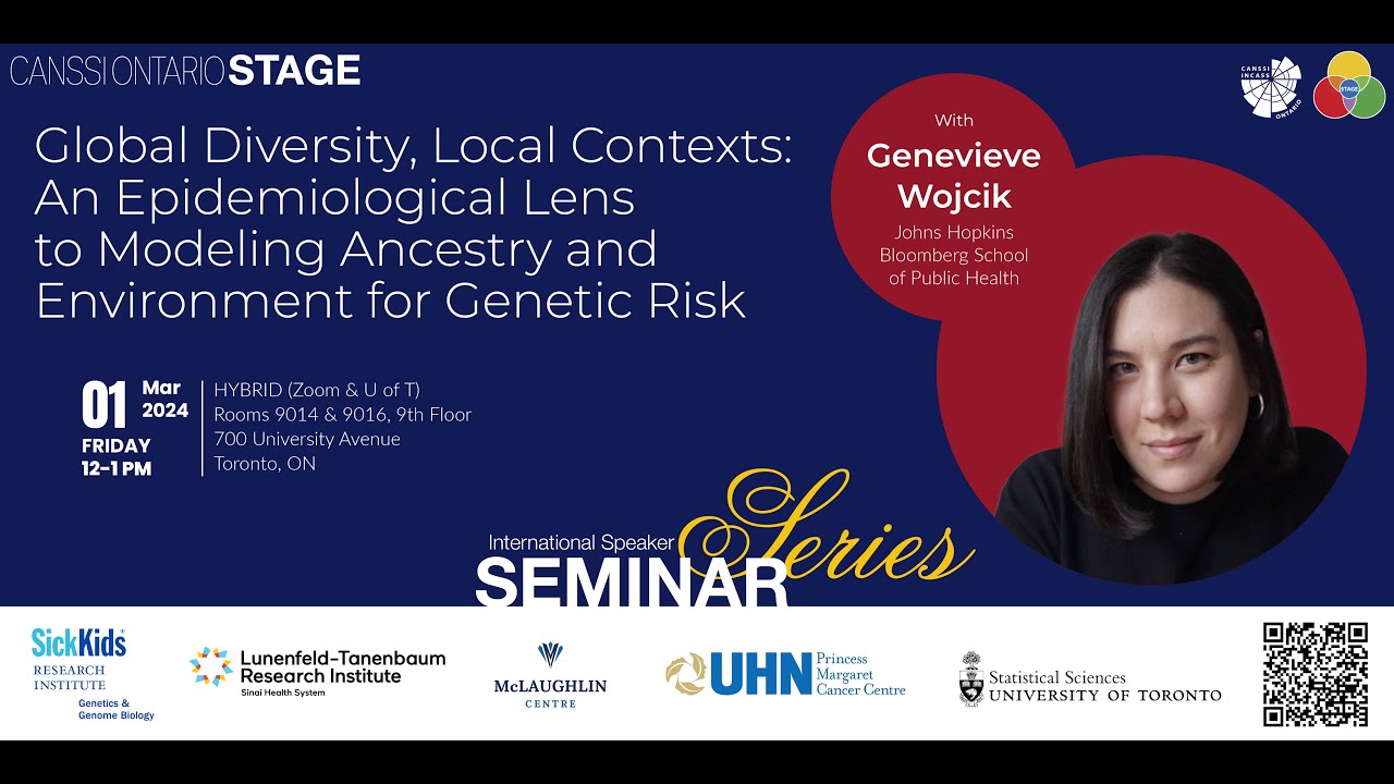 Genevieve Wojcik: An Epidemiological Lens to Modeling Ancestry and Environment for Genetic Risk