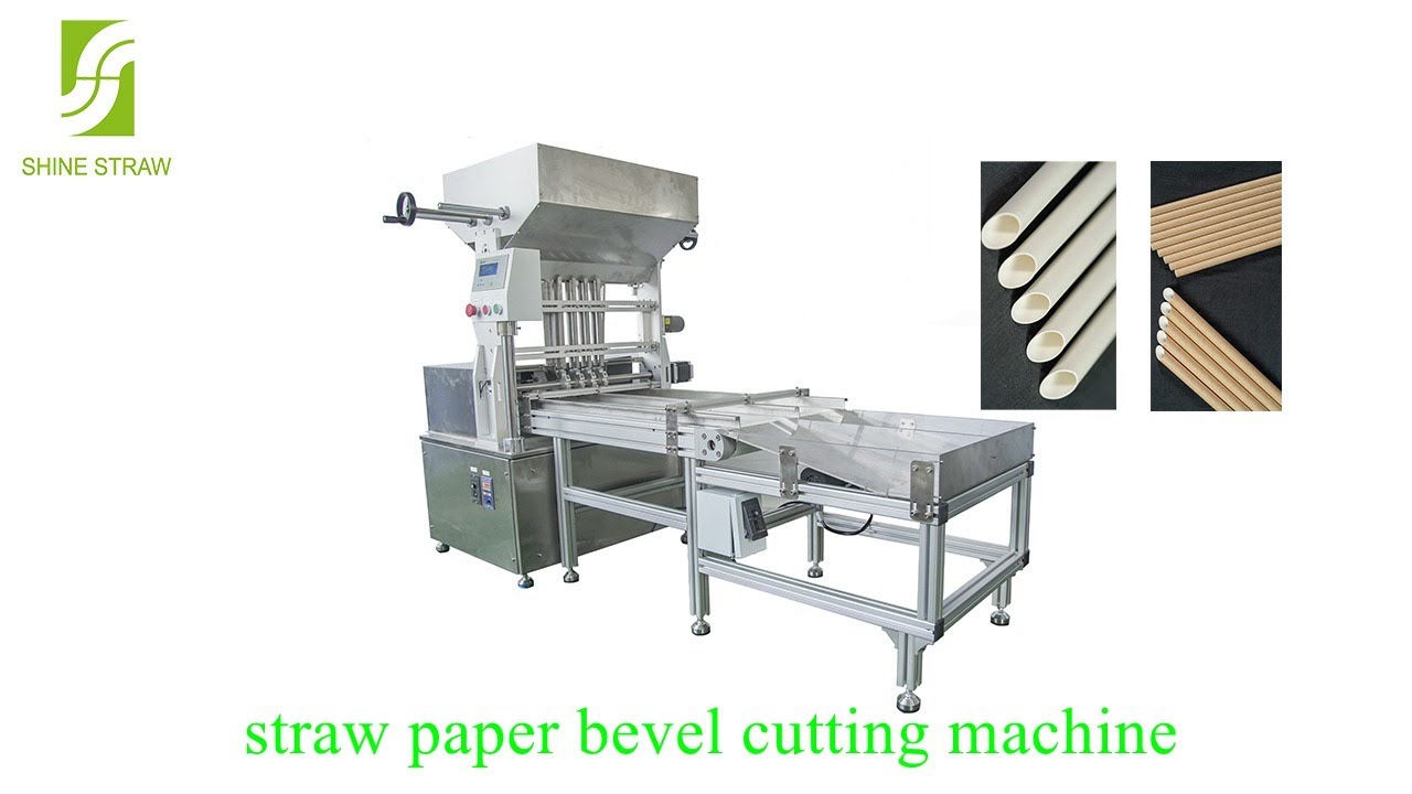 Paper Straw Bevel Cutting Machine