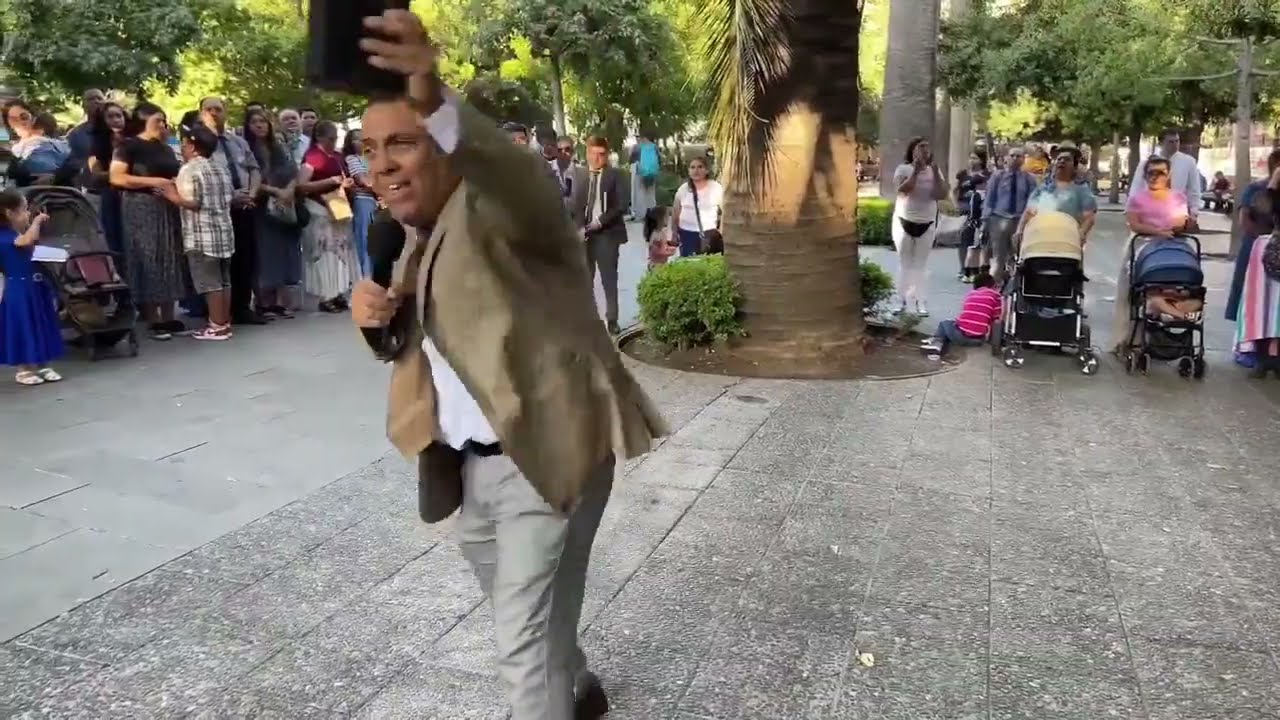IMPACTANTE EVANGELISMO EN LA PRINCIPAL PLAZA DE SANTIAGO CHILE 🇨🇱