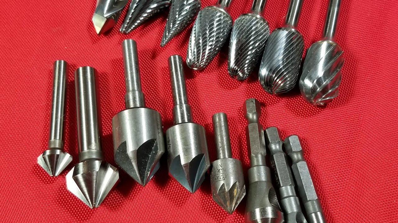 Carbide Rotary Files (Burrs) & Chamfering Bits Comparison & Introduction