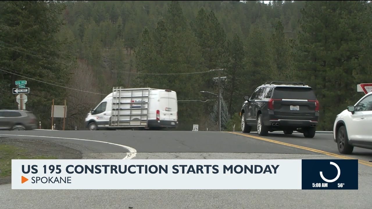 Highway 195 construction starts Monday