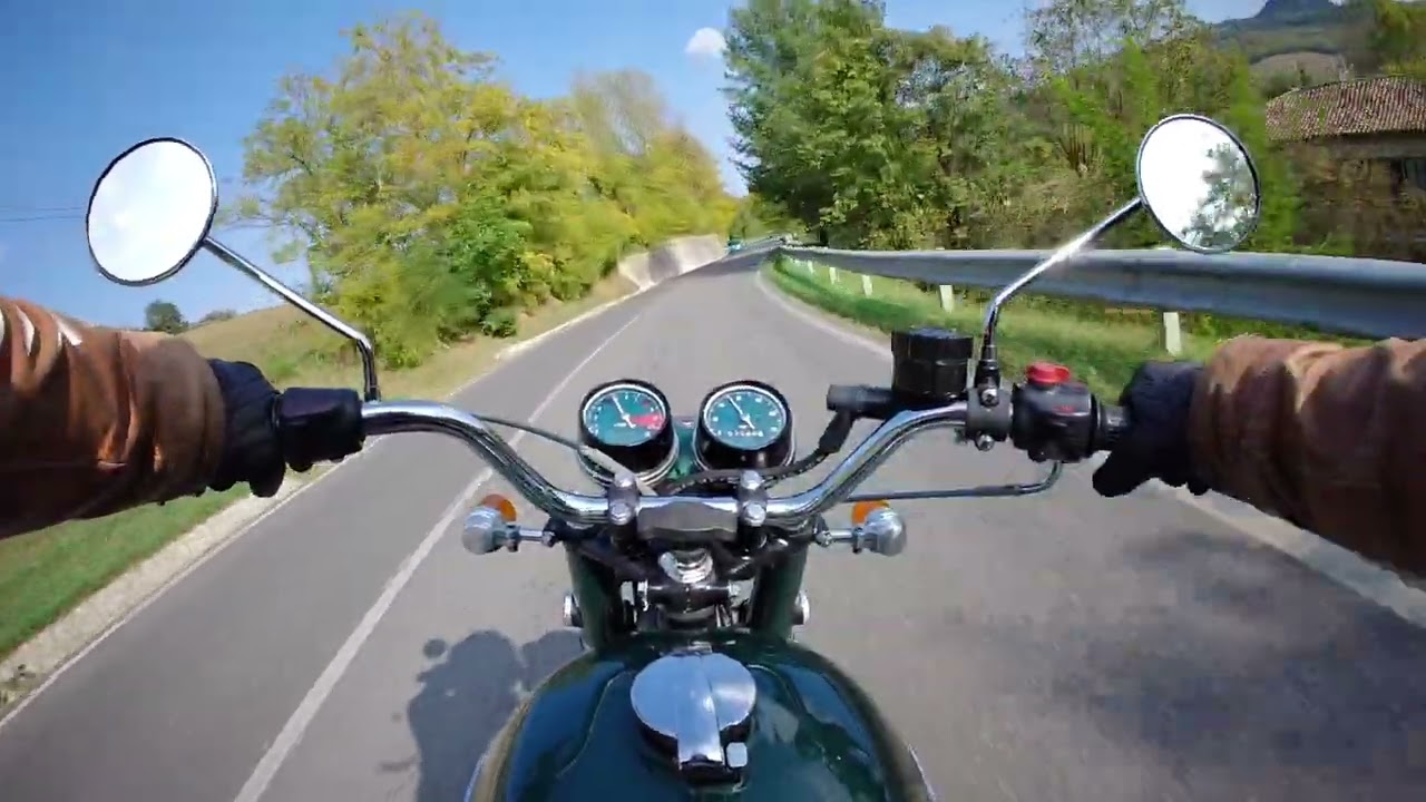Honda CB 450 K4 Autumn ride 