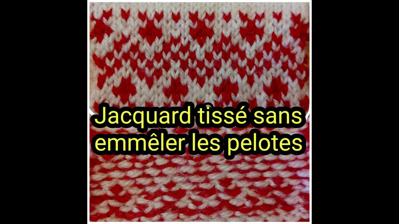 Jacquard tissé sans emmêler les pelotes