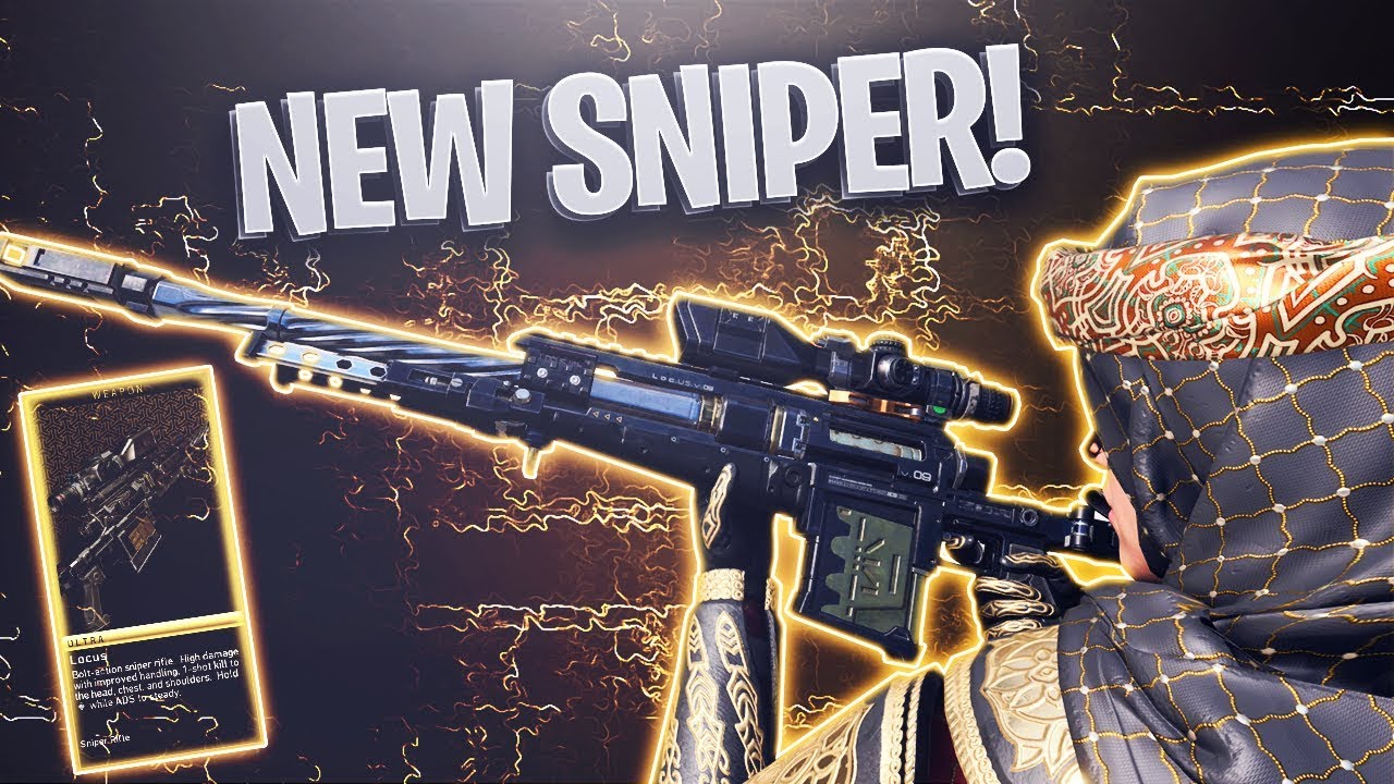 Using the NEW “LOCUS” SNIPER on Black Ops 4...