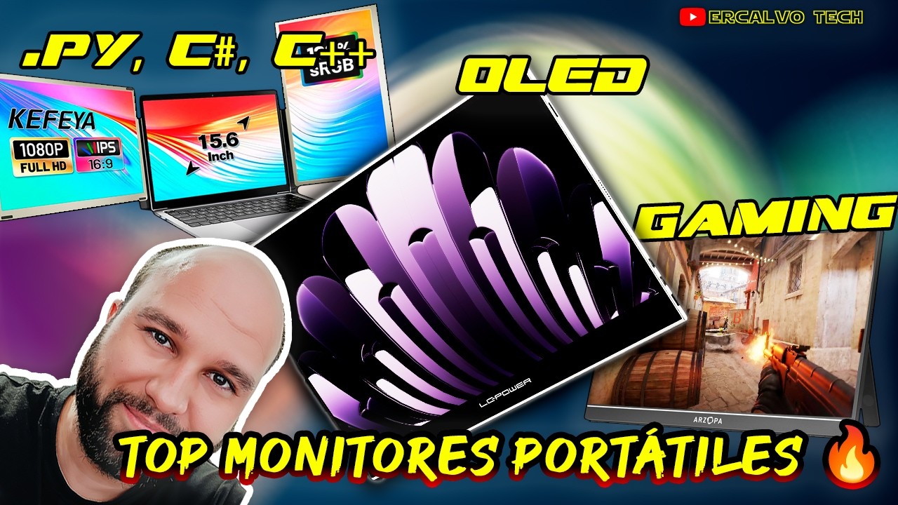 Los Mejores Monitores Portátiles de 2026 – ¡Gaming, Trabajo y Viaje!