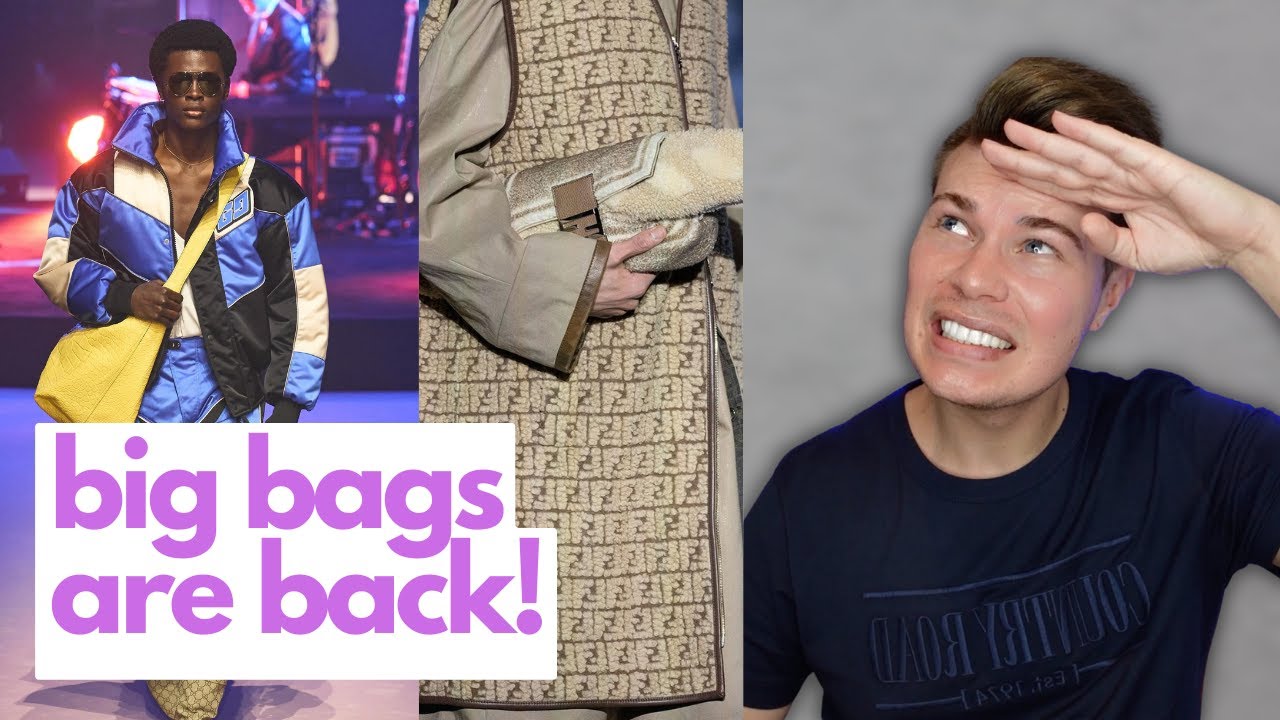 🚨 BIG BAGS ARE BACK - GUCCI, LOUIS VUITTON, FENDI, LOEWE | MENS FW 2023