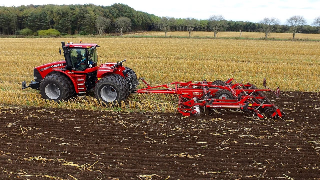 Etablering af rug | Case IH STX 450,  Magnum 340, Horsch Terrano MT + Pronto 6 DC - Skamstrup