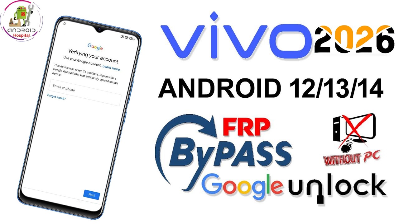 Vivo FRP Bypass Android 12/13/14 | Google Account Remove | Setting App Not Connect | Without PC 2026