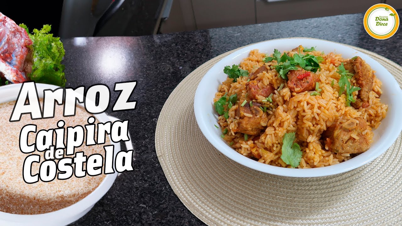 O VERDADEIRO ARROZ DA ROÇA | ARROZ CAIPIRA | ARROZ DO INTERIOR COM COSTELA | ARROZ COM LINGUIÇA #942