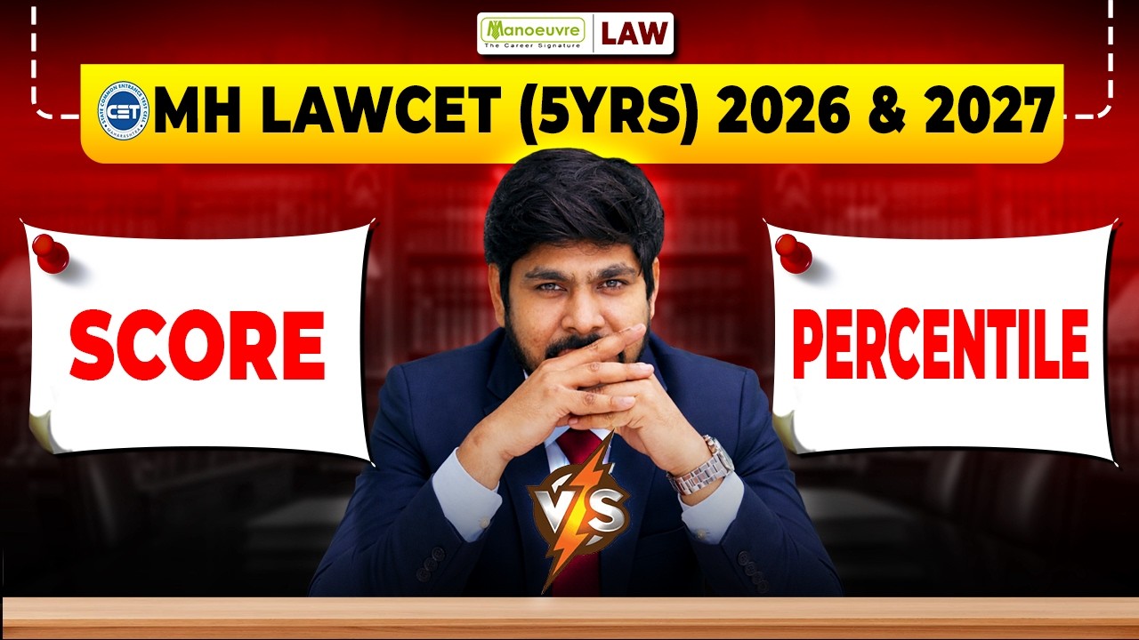 MHCET LAW (5Years) 2026 & 2027 - Score vs Percentile Complete Breakdown 😱