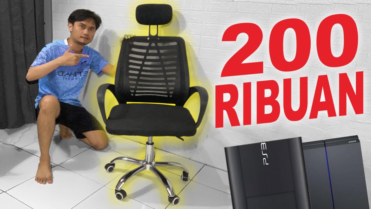 Kursi Gaming Hidrolik TERMURAH untuk Bermain PS‼️ Cuma 200 RIBUAN‼️