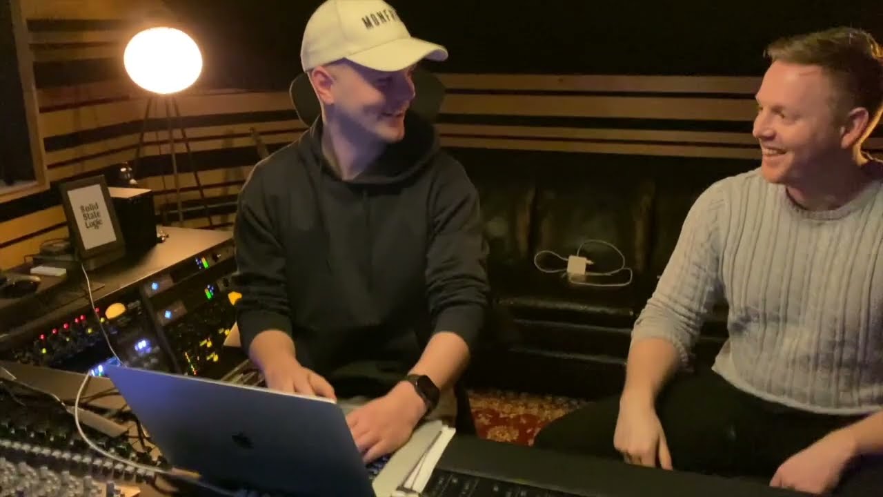 Yufo studio session - Listening through some of our new songs