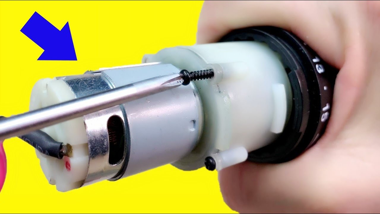 INSIDE A RECHARGEABLE BATTERY DRILL BY IKEA