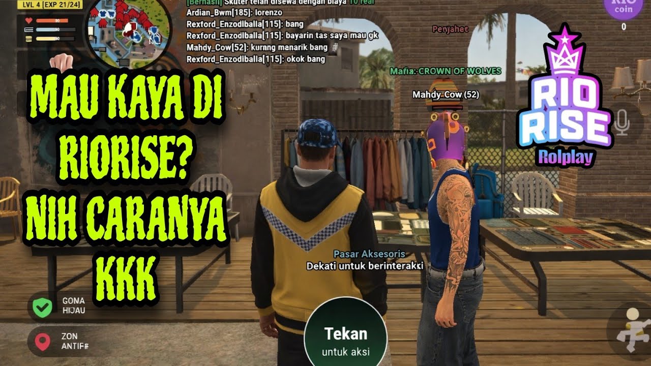 TIPS CEPET KAYA DI RIORISE NIH IKUTIN GUE 😭 - RIORISE INDONESIA