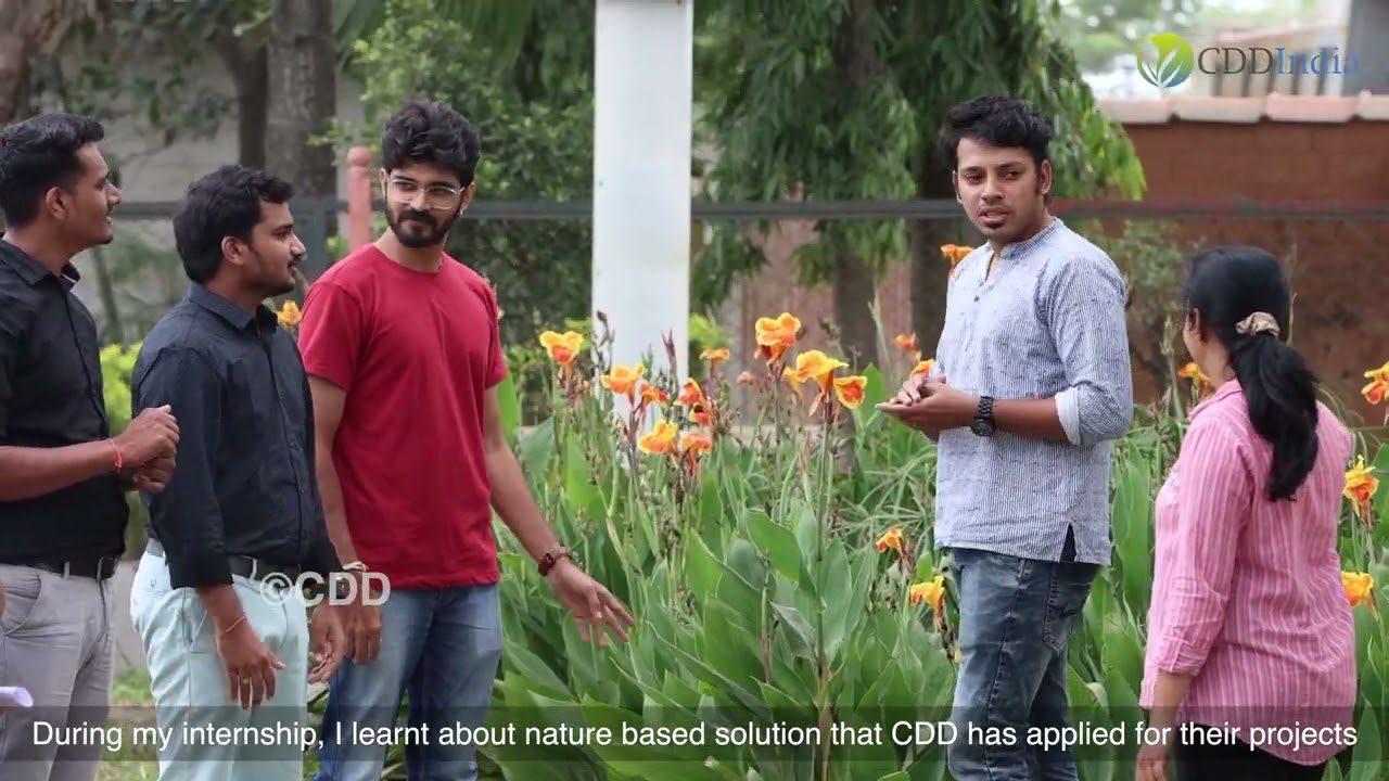 A hands-on internship for #water and #wastewater at CDD India