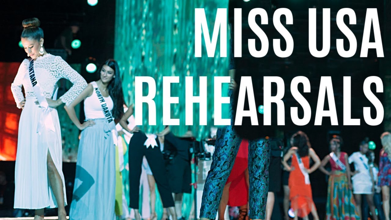 What Miss USA rehearsals are like | Dani Walker