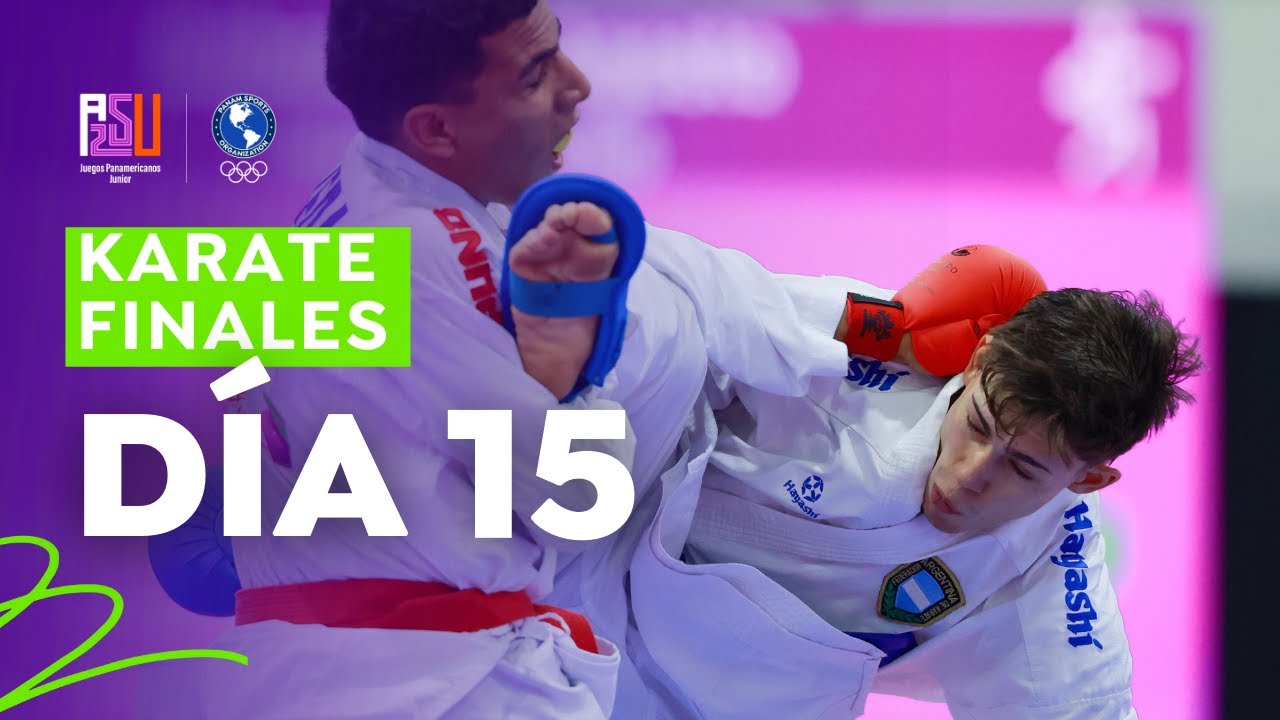 Karate Finales y Semifinales -60kg Masculino y -50kg Femenino - juegos Panamericanos Junior ASU 2025