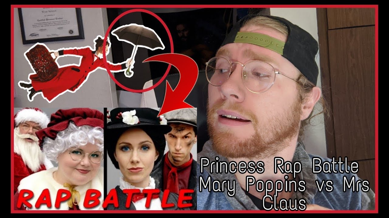 MRS CLAUS vs MARY POPPINS: Princess Rap Battle REACTION!!!