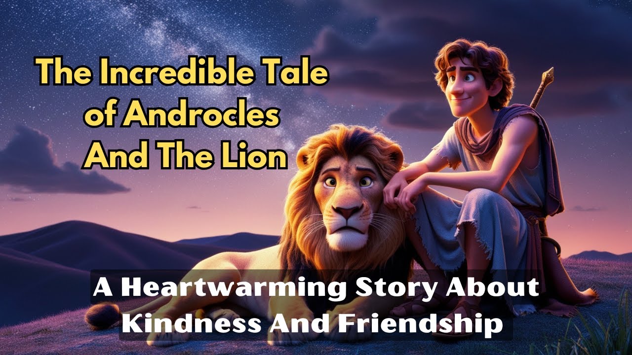 The Incredible Tale of Androcles And The Lion | Bedtime Stories for Kids in English | Story Time