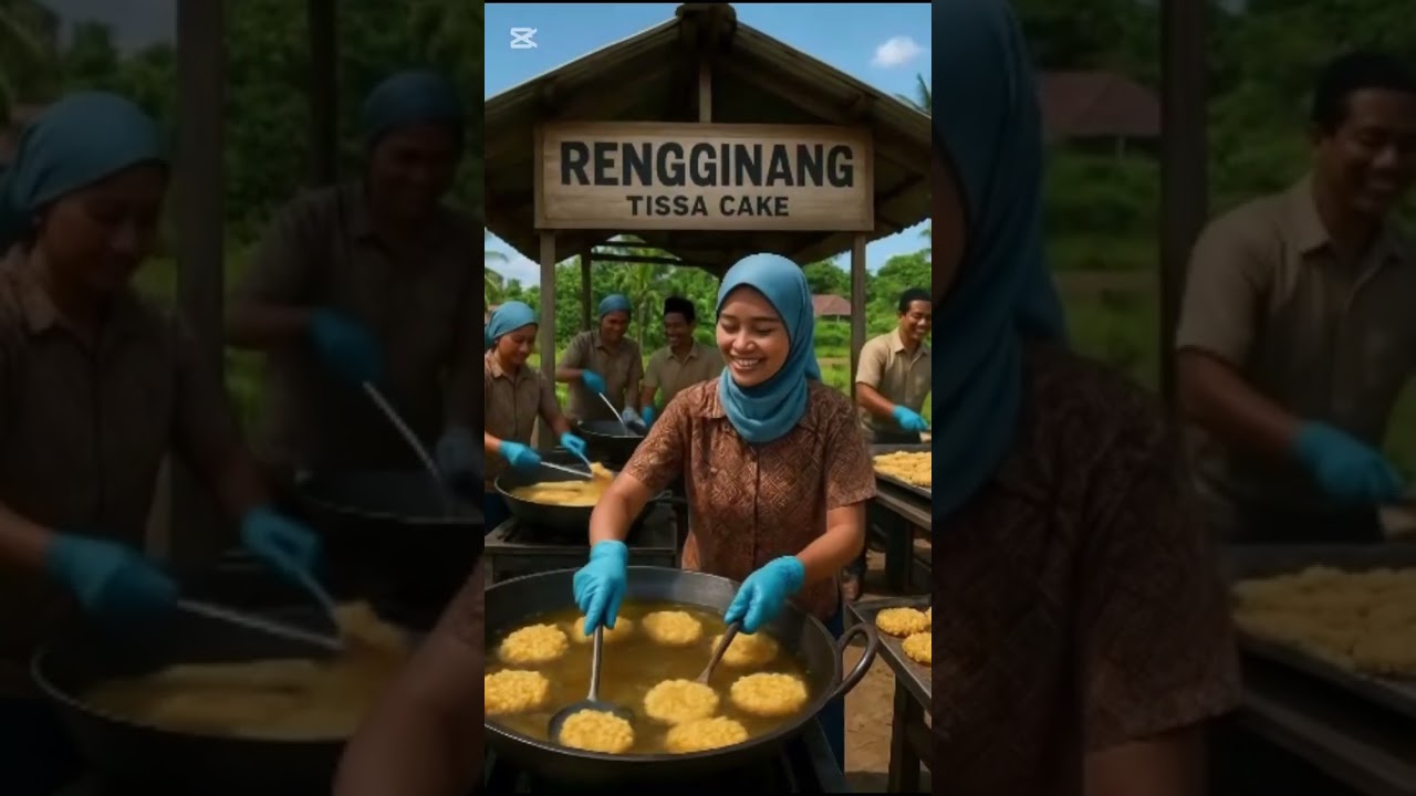 How Traditional Indonesian Rice Crackers (Rengginang) Are Made | A Village Factory Tour