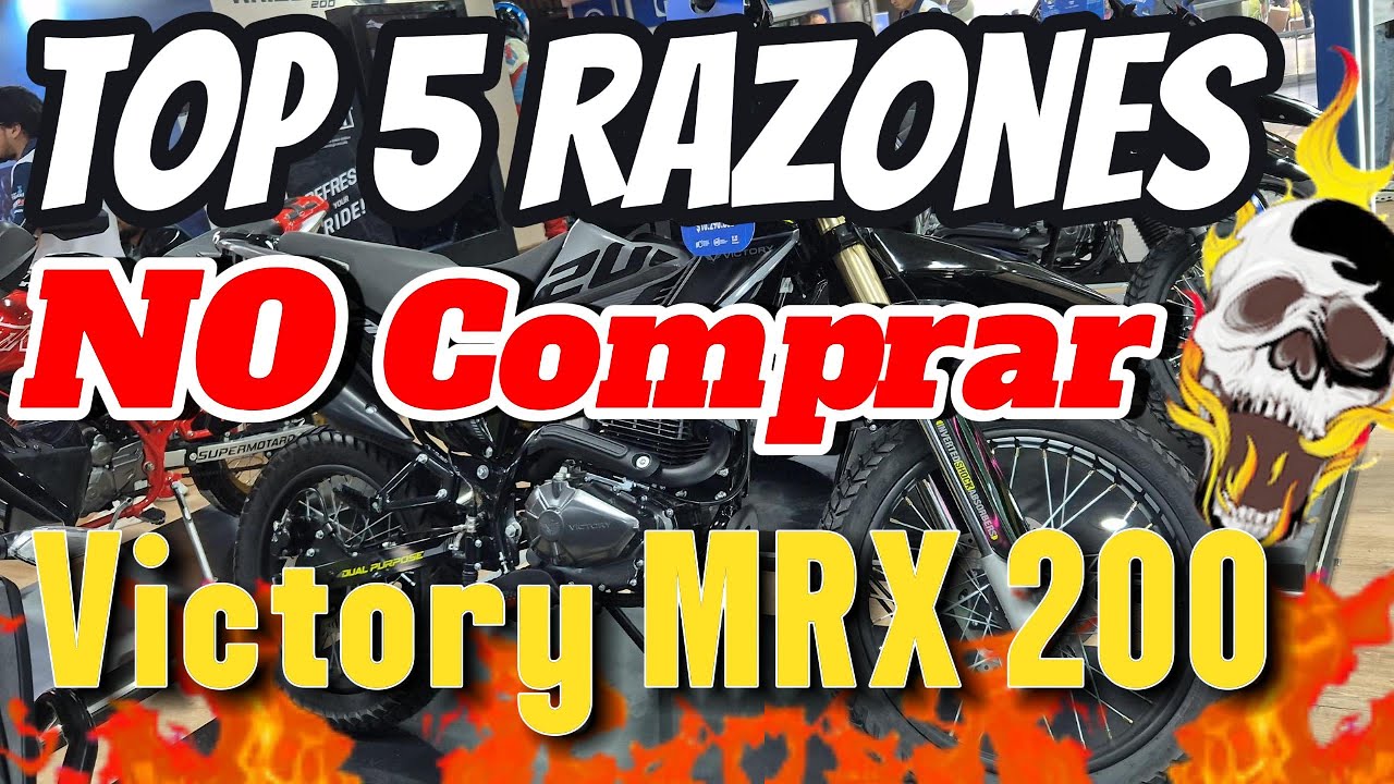 TOP 5 Razones NO Comprar Victory MRX 200 2026 Opiniones Motos Alternativas 2