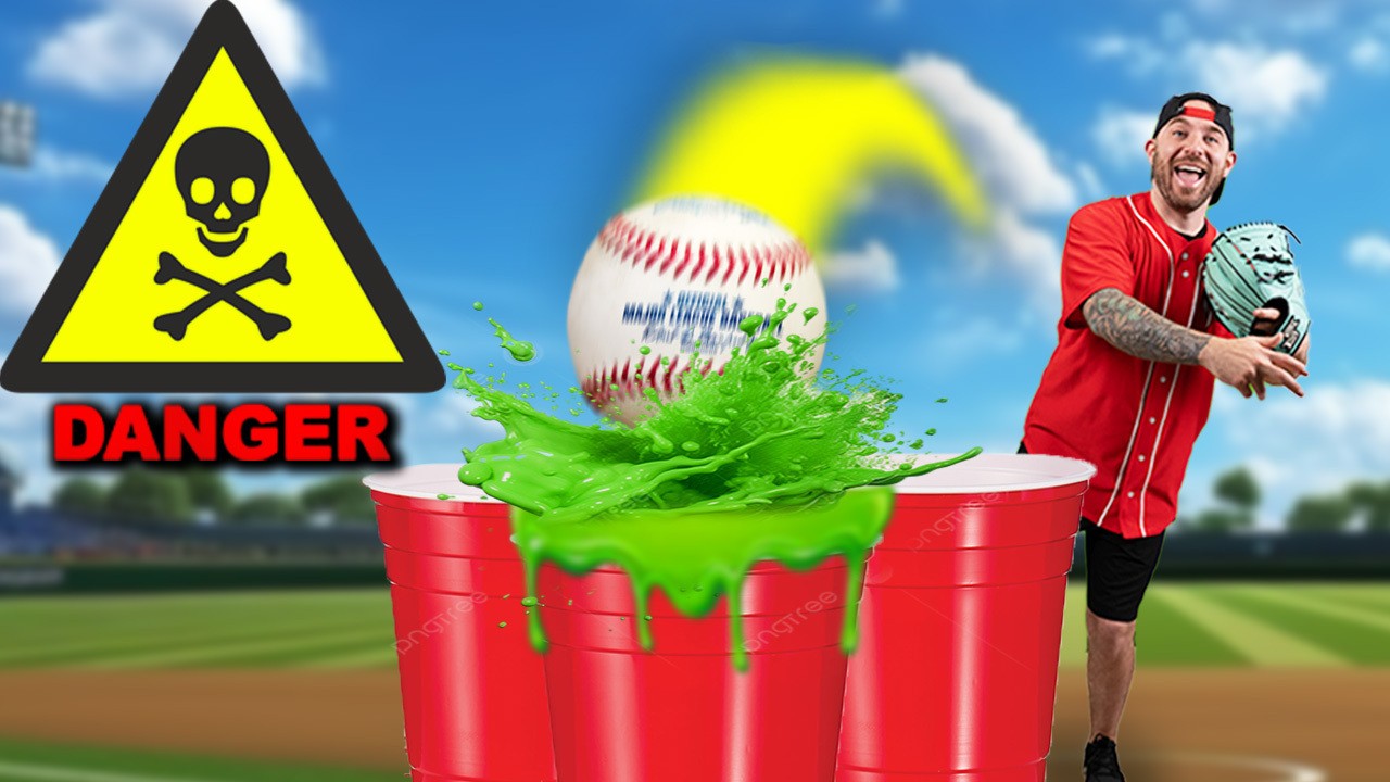 We Played Baseball Fear Pong!
