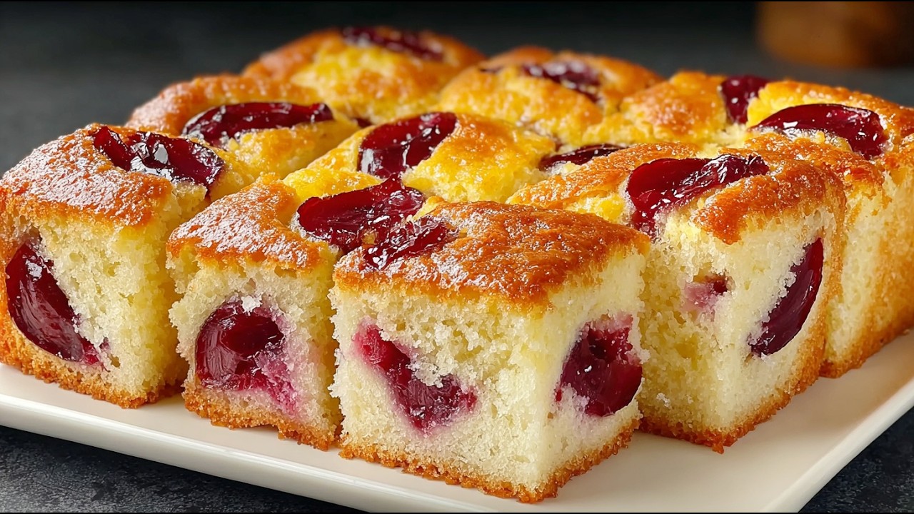 LECKERER ITALIENISCHER PFLAUMENKUCHEN! 🍰✨ Das Geheimrezept meiner Großmutter!
