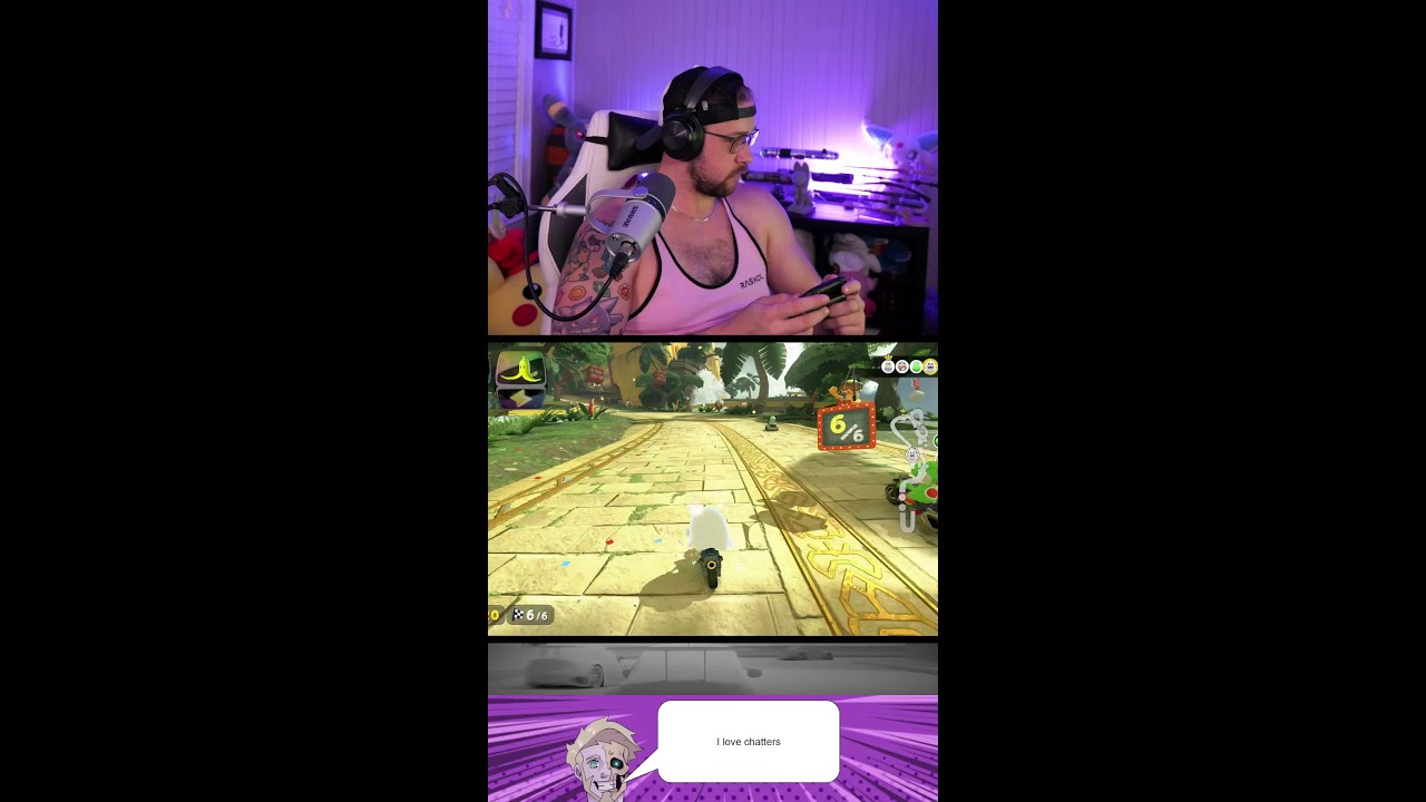 Pokopia then Mario Kart (Portrait)