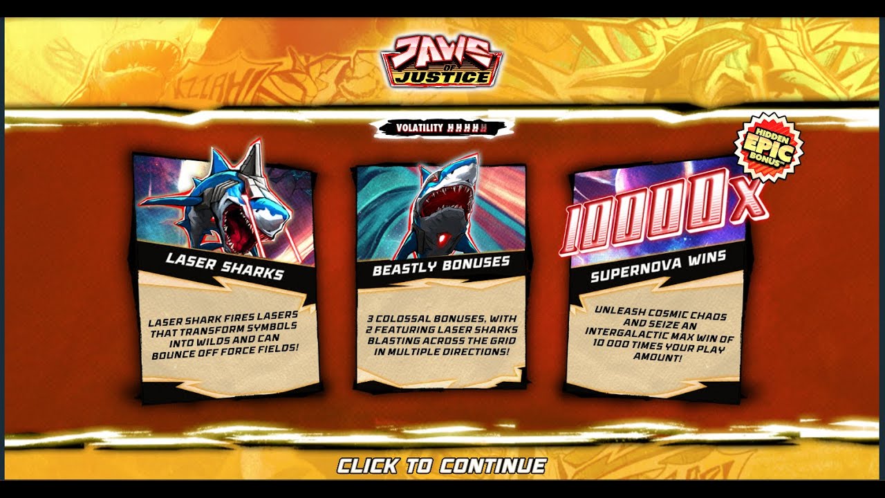 JAWS OF JUSTICE BONUS SPINS!!!!!