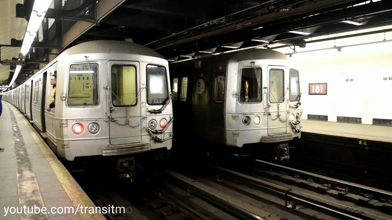 NYMTA Subway - 1974-78 Pullman Standard R46 Car terminating at 181st Street.
