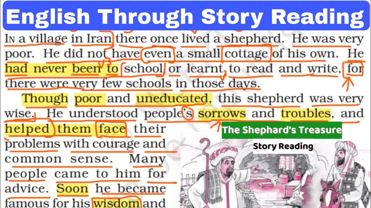The Shephard's Treasure | Learn English Through Stories | Class 6 English Lesson 3