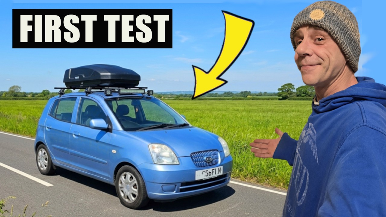 Installing And Testing The NEW Micro Car Camper Setup