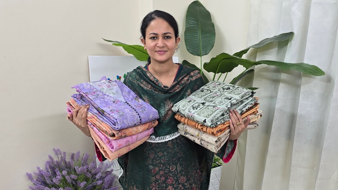 কটন লাভার আপুদের জন্য পাকিস্তানি ইন্সপায়ার গর্জিয়াস পার্টিওয়ার মাথা নষ্ট কিছু থ্রিপিস কালেকশন 