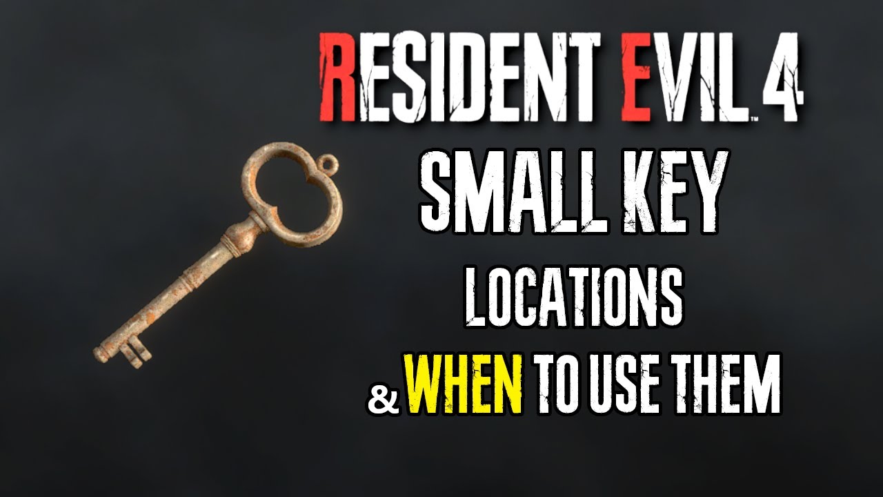 ALL SMALL KEY LOCATIONS - WHEN & WHERE TO USE THEM in RESIDENT EVIL 4 REMAKE TREASURES GUIDE