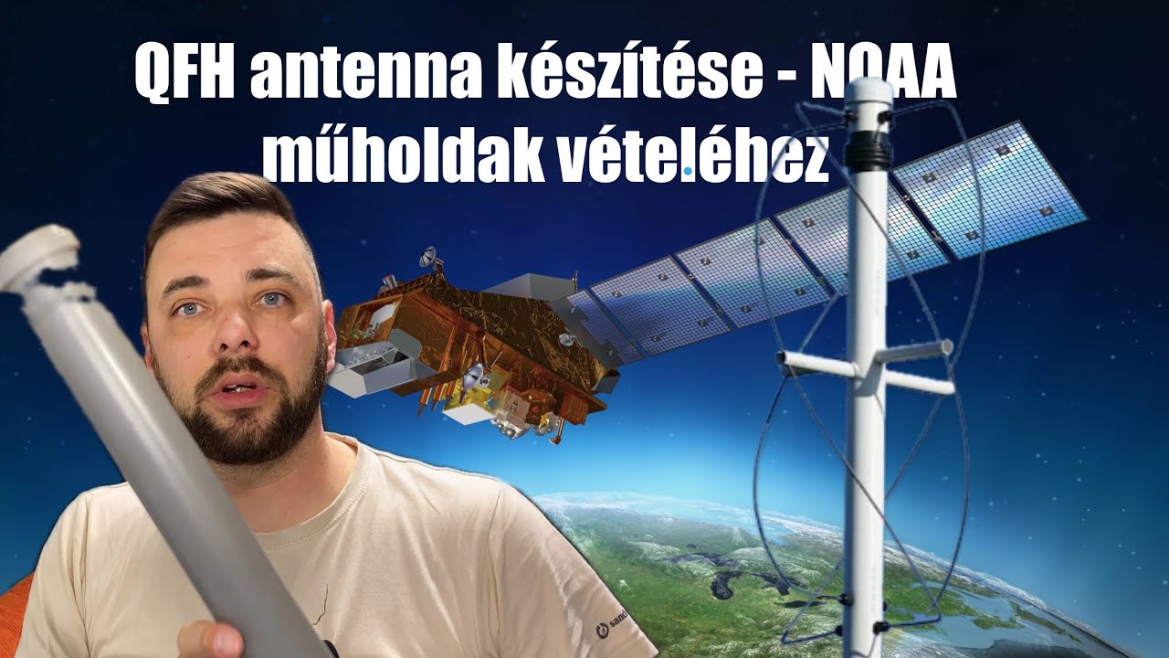 QFH antenna építése - műhold és repülő megfigyelésekhez