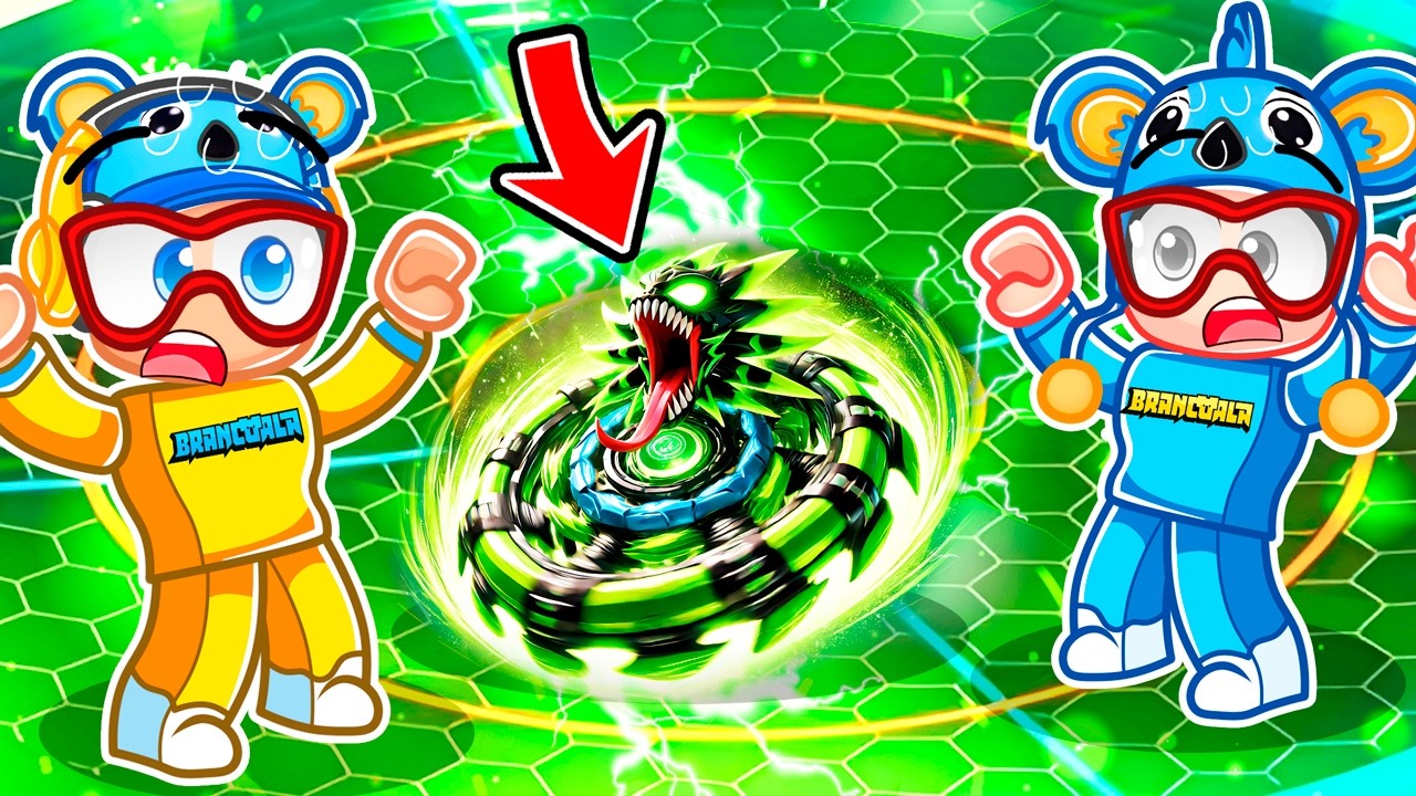 BEYBLADE VENENOSA QUE NINGUÉM CONSEGUE DERROTAR 🐍🟢 - Brancoala Games
