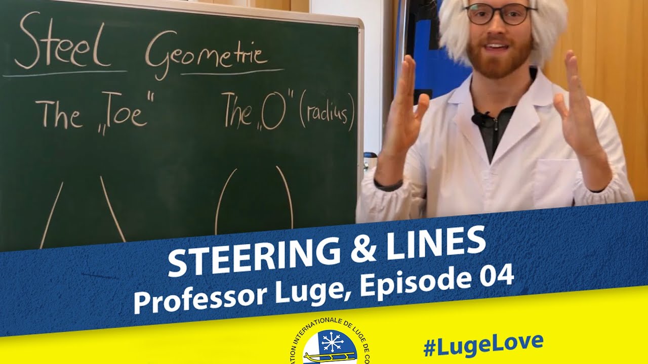 Explain the Sport of Luge: Steering & Lines. Episode 4