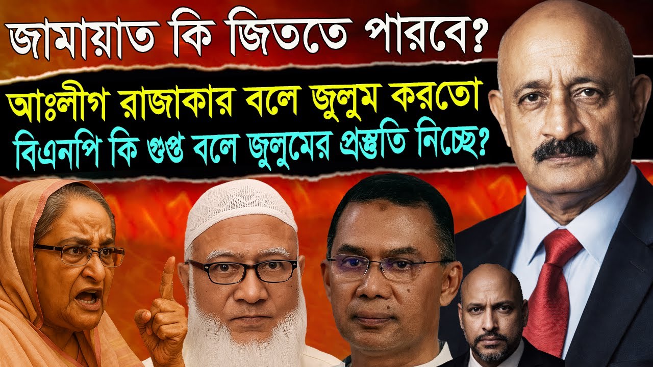 আঃলীগ বলে রাজাকার, বিএনপি বলে গুপ্ত - জামায়াত কি পারবে জয়লাভ করতে ?