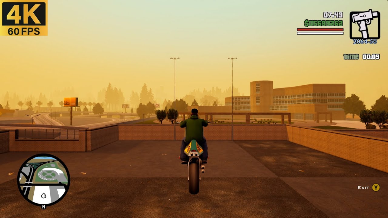 GTA San Andreas : The Definitive Edition : Bike School (GOLD) [4K]