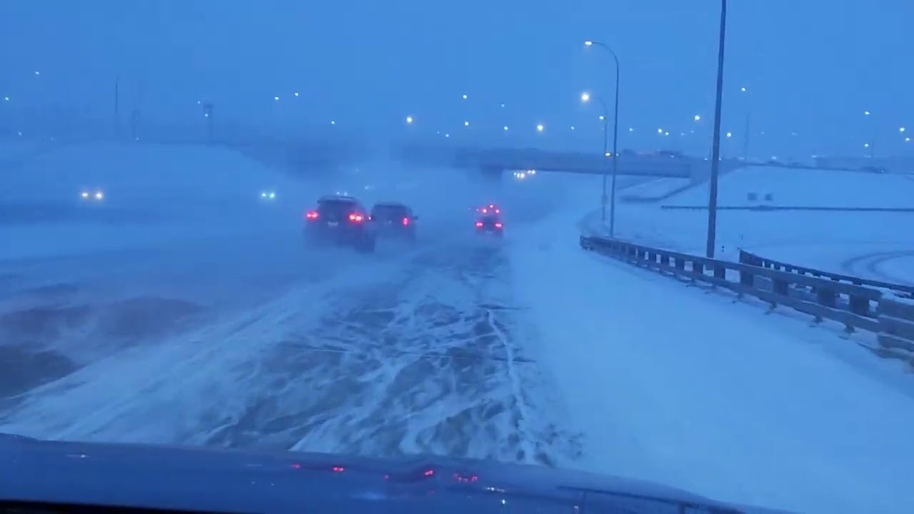 🍁 Driving in Calgary #winter #calgary #alberta #canada