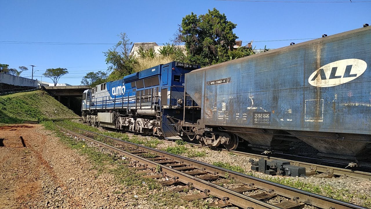 Trem partindo de Apucarana para Curitiba PR