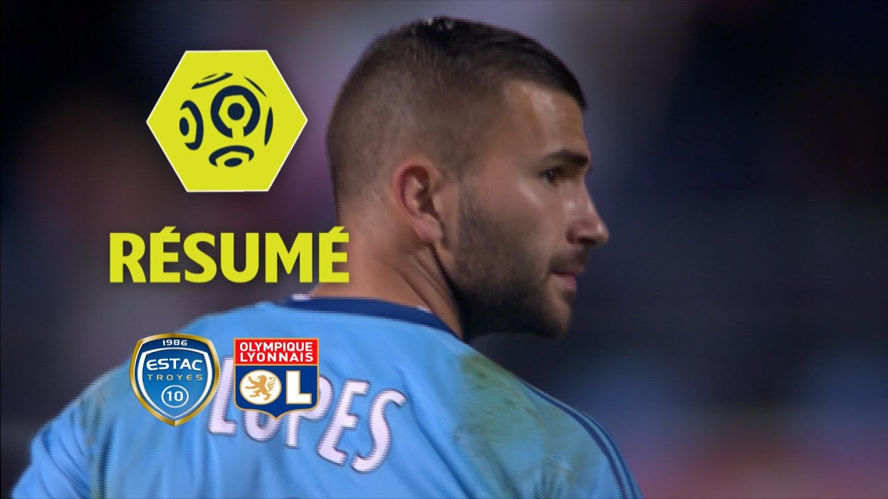 ESTAC Troyes - Olympique Lyonnais (0-5)  - Résumé - (ESTAC - OL) / 2017-18